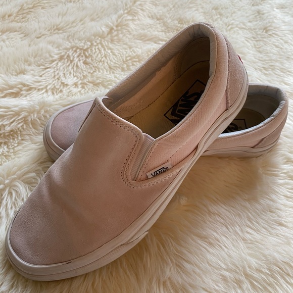 womens pink suede vans